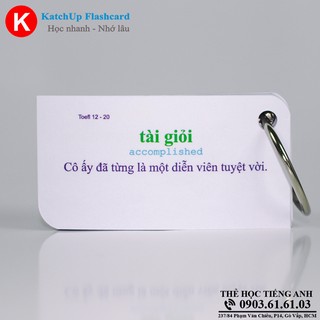 COMBO trọn bộ KatchUp Flashcard TOEFL -Best Quality (C03B)
