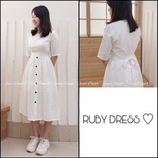 Váy maxi đũi trắng