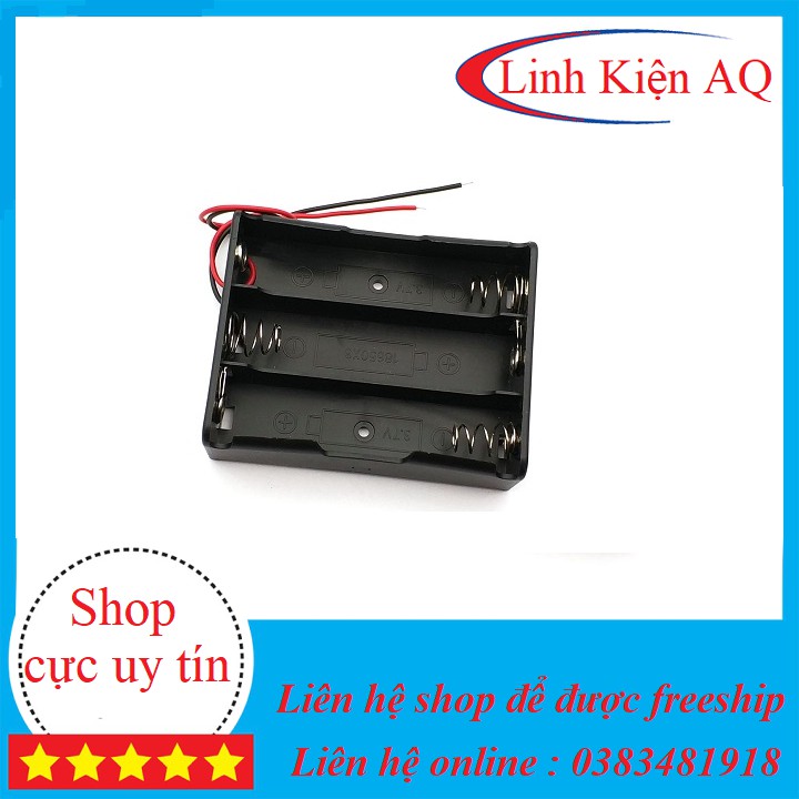 Đế Pin AA 1/2/3/4 cell Không Nắp ( Đấu Nối Tiếp) - linh kiện điện tử 3m