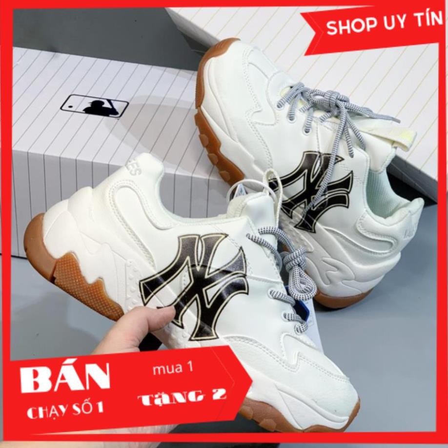 9(FREESHIP + ẢNH THẬT 1.1) Giày 𝐌𝐋𝐁 Hàn Quốc NY đen đế nâu