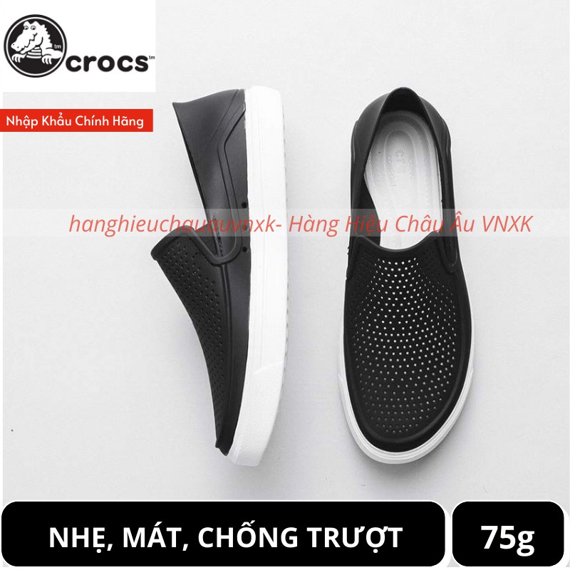 GIÀY CROCS CITILANE ROKA SLIP ON XUẤT XỊN CHO NAM - Đi mưa, đi suối nhẹ mát chống trượt