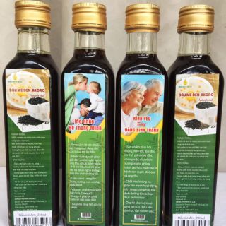 Dầu mè đen Akoro chai 250ml