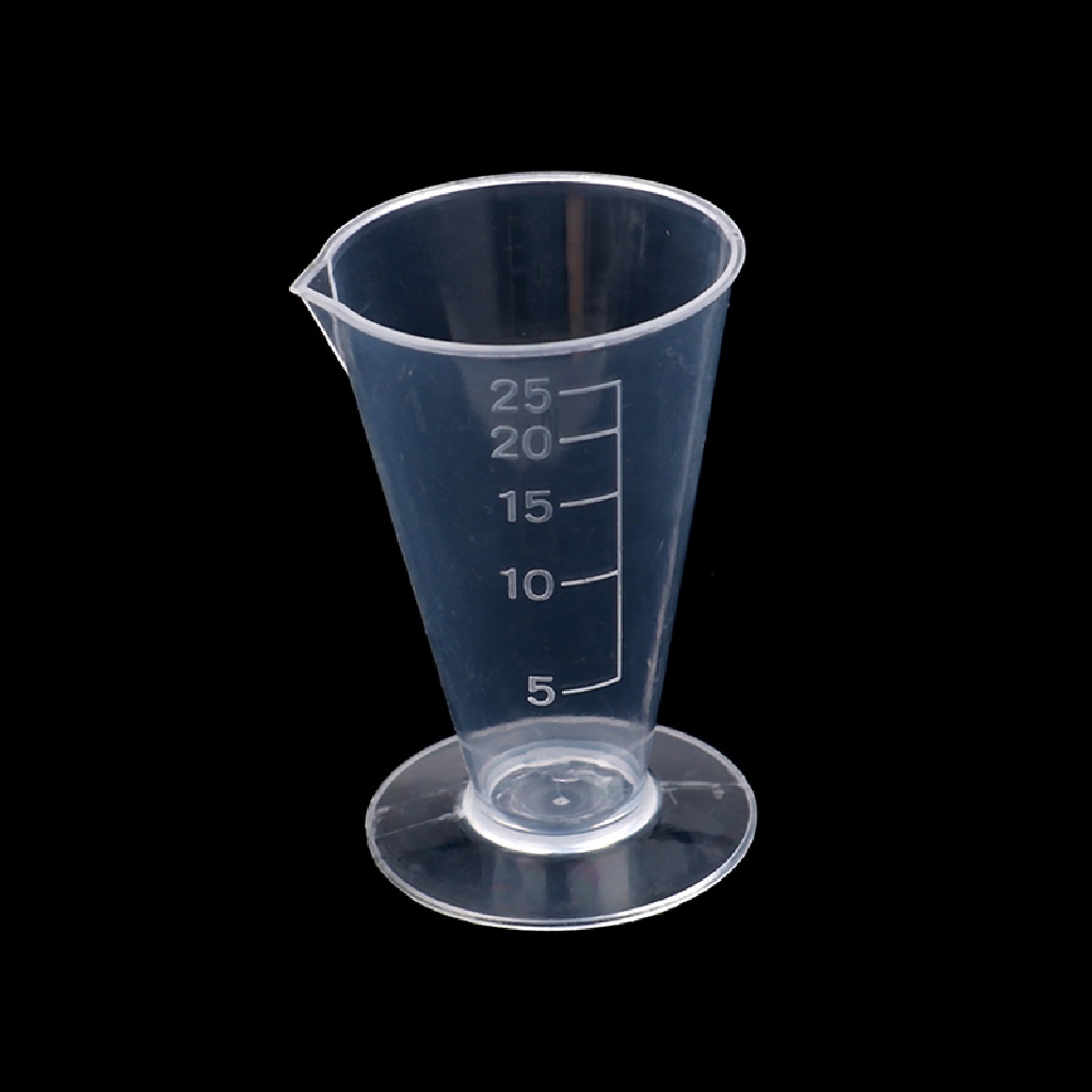 Cốc đong bằng nhựa trong suốt tái sử dụng được tiện lợi 25ml
