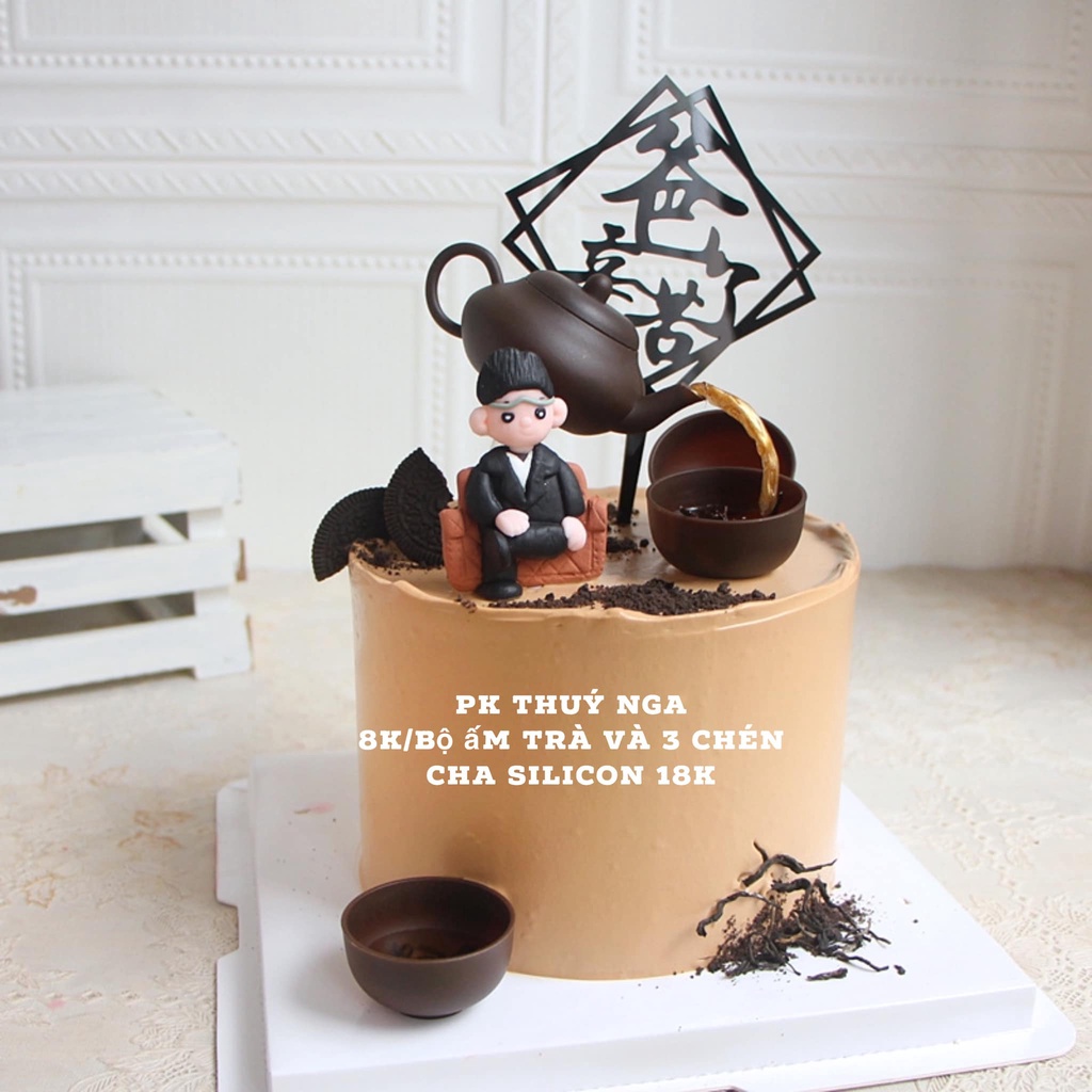 5 set 2 ghế trang trí và bộ ấm trà-chén