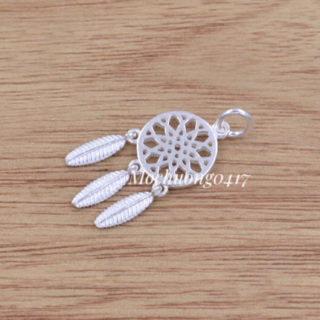 [DIY S925] Charm bạc treo dreamcatcher - TH195