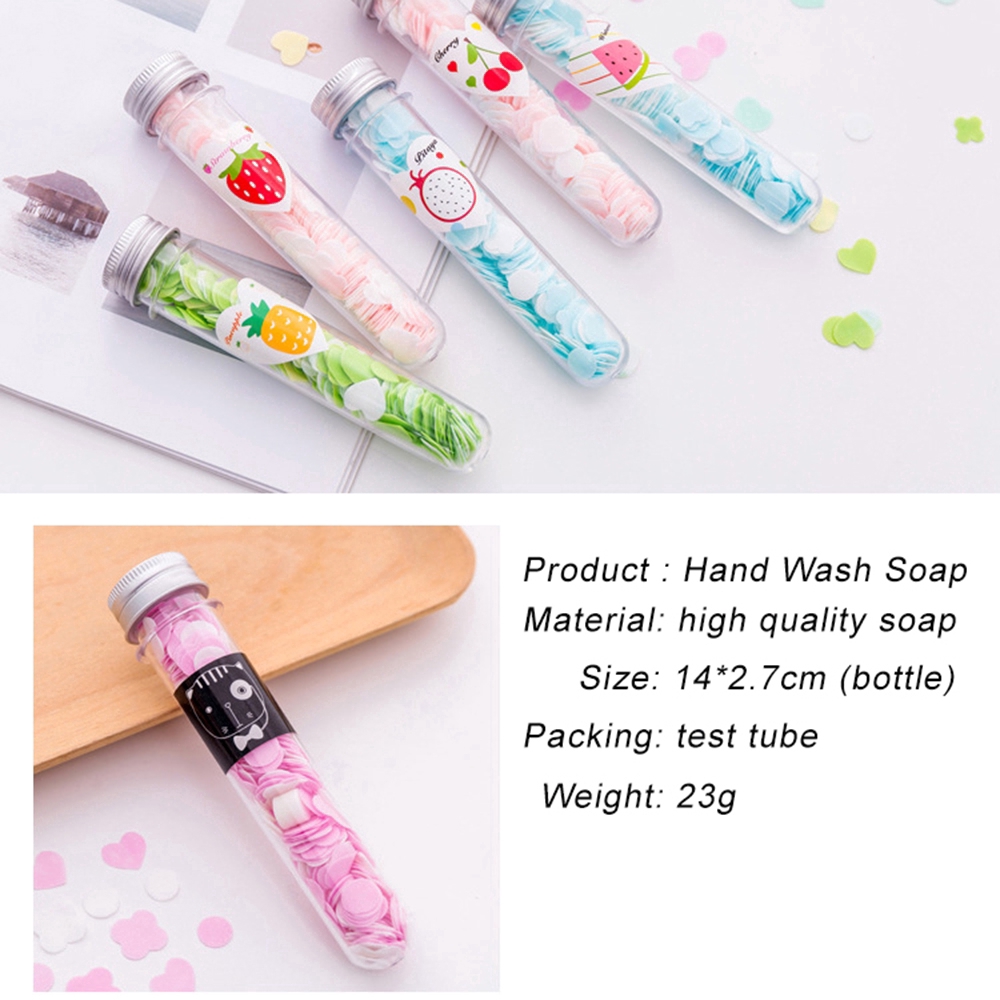 [1 bottle Pack] [Disposable Mini Soap ] [Suitable for Outdoor Travel Washing Hands Use]