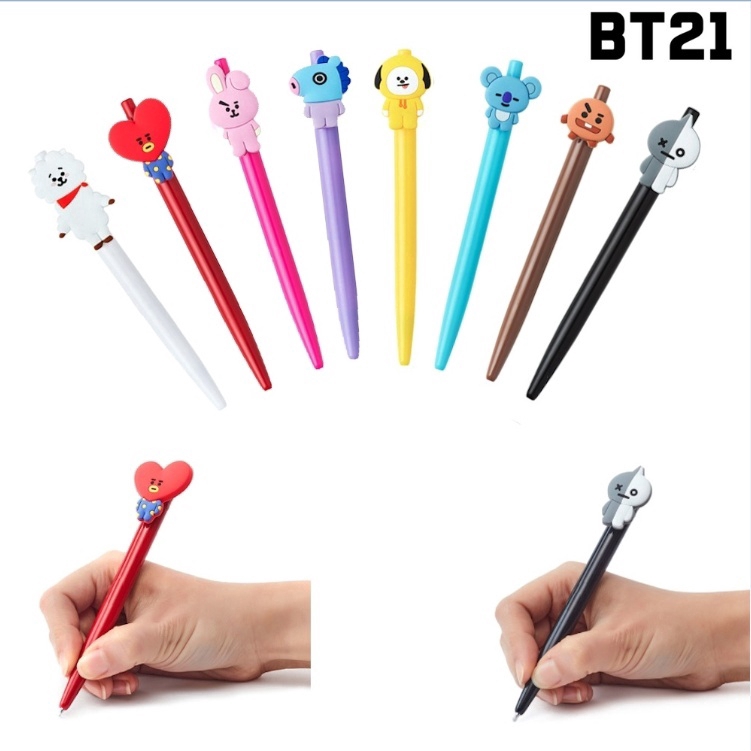 K Kpop Bts Bts Bt21 Bút Bi Bút Gel Bút Quạt Nước Bút