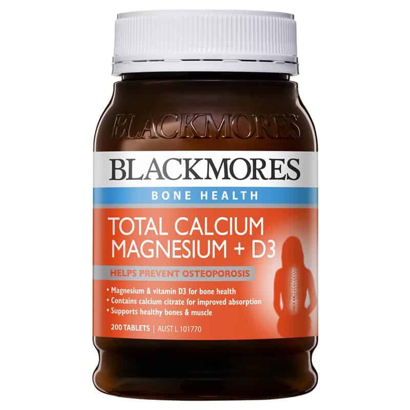 Blackmores Total Calcium & Magnesium D3 200 Tablets