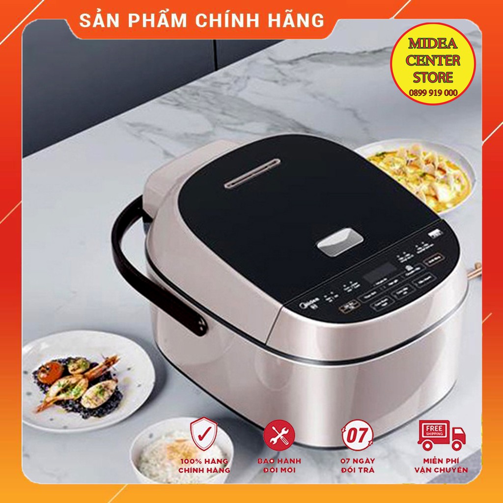 [Chính hãng] Nồi Cơm Điện Cao Tần Midea 1,8 lít MB-HS5008 hàng chính hãng , bảo hành 12 tháng toàn quốc , lỗi 1 đổi 1