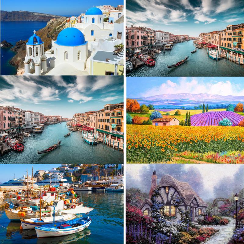 Đồ chơi xếp hình bằng giấy gỗ 500 mảnh trang trí phòng ngủ làm quà tặng giáo dục cho người lớn trẻ em