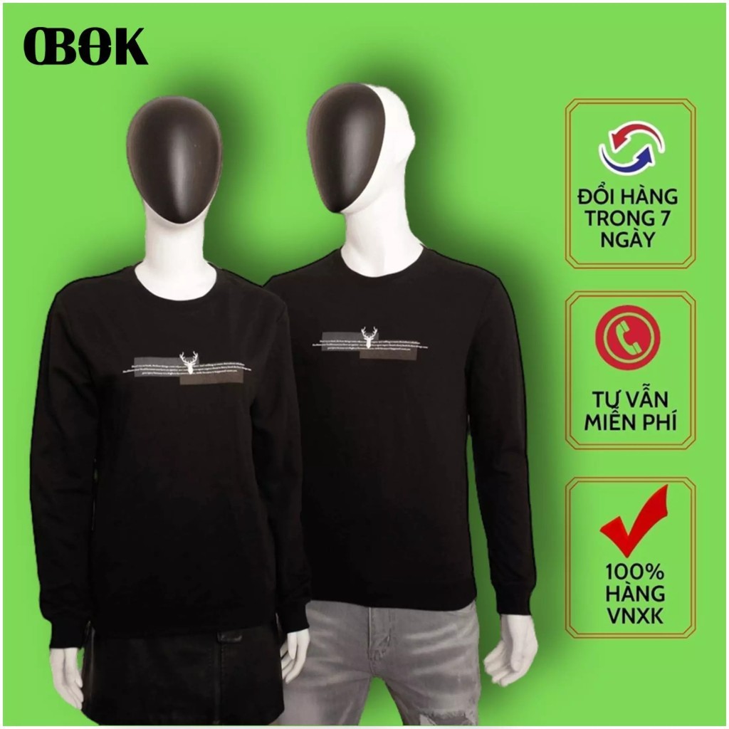 Áo Phông Nam Không Cổ OBOKFASHION, Áo Thun Nam Tay Dài, Chất Liệu Cotton,Mềm Mịn, Thời Trang Cao Cấp ATD17