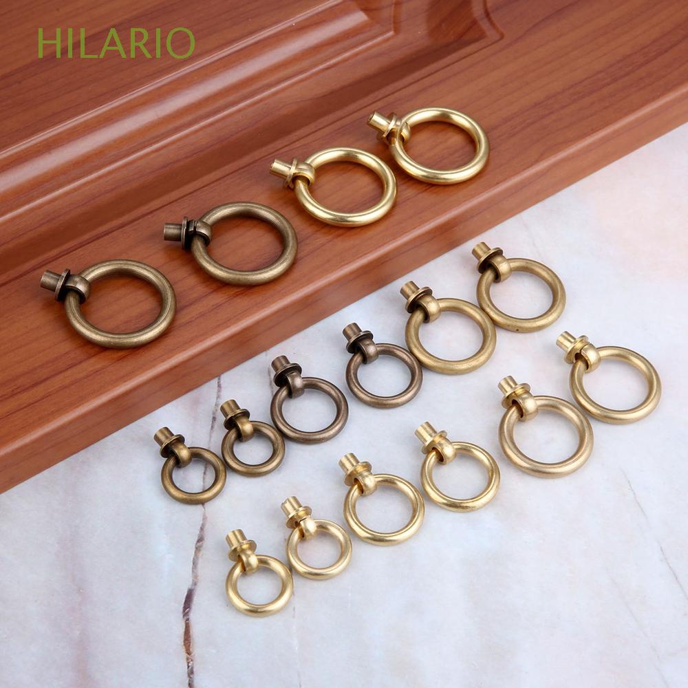 Núm tủ HILARIO Ngăn kéo bằng đồng cổ điển Núm cửa kéo Xử lý Cải tiến nhà cửa Tủ đựng đồ trang sức Núm núm hộp với trục vít Tủ quần áo Nội thất Phần cứng / Nhiều màu