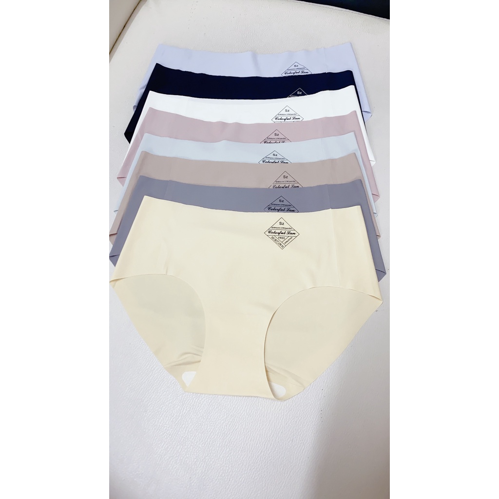 Quần lót nữ cao cấp thun lạnh cotton trơn đúc su không viền sexy hàng loại đẹp
