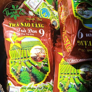 Trà Đen Số 9 Pha Trà Sữa Sao Vàng Gói 500gr