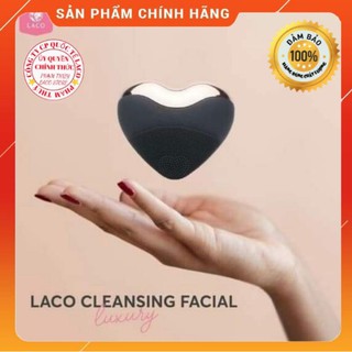 Máy rửa mặt laco luxury đen