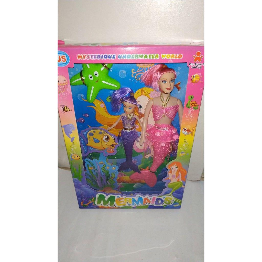 Búp Bê Barbie Nàng Tiên Cá Dễ Thương Xinh Xắn