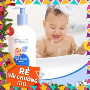 [Chính Hãng có tem PP] Sữa Tắm Gội Cho Bé Evoluderm-BéBé Thành Phần Thiên Nhiên 250ml/500ml