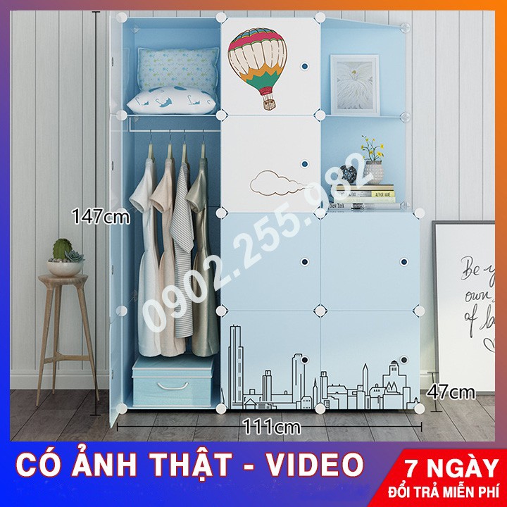 [BÁN CHẠY NHẤT] TỦ NHỰA LẮP GHÉP ĐA NĂNG THÔNG MINH 12 Ô (GỒM 2 KỆ GÓC) XANH CỬA PHỐI XANH TRẮNG