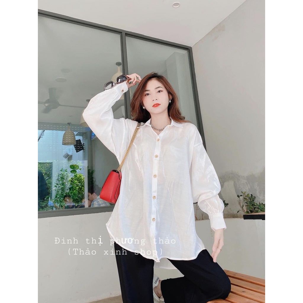 SET QUẦN SUÔNG + SƠ MI TAY DÀI