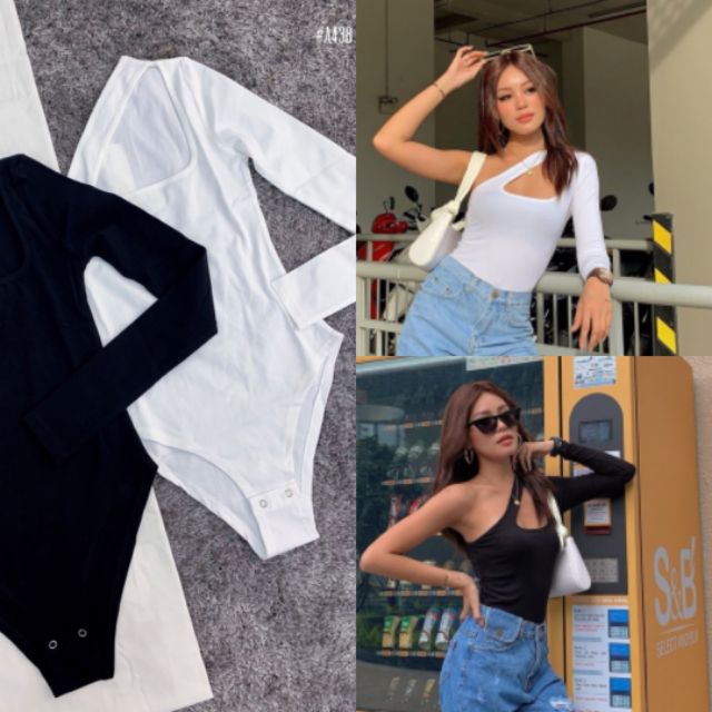 Bodysuit tay dài khoét tam giác | BigBuy360 - bigbuy360.vn