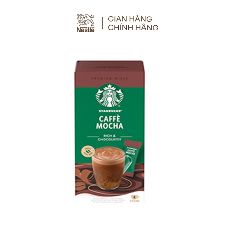 Combo 3 Hộp Cà phê hòa tan cao cấp Starbucks® Mocha