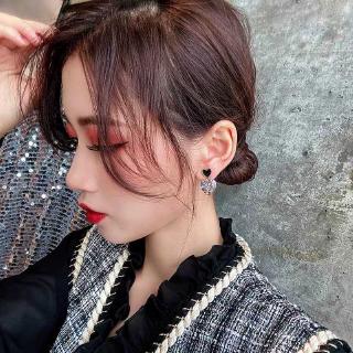 Đôi Bông Tai Mạ Bạc 925 Nạm Đá