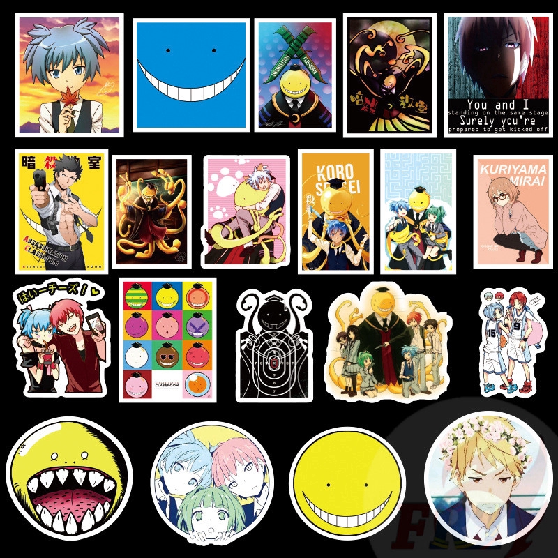 ❉ Assassination Classroom - Series 01 Anime Korosensei Stickers ❉ 50Pcs/Set Fashion Mixed Doodle Stickers