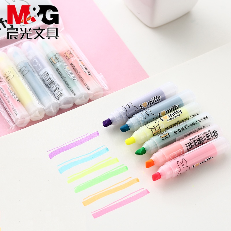 Bút Dạ Quang Mini Họa Tiết Hoạt Hình Dễ Thương