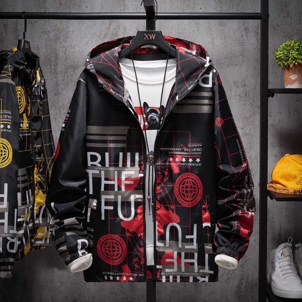 Áo Khoác Nam - Áo Khoác Dù Họa Tiết Cá Tính Phong Cách Trẻ Trung | BigBuy360 - bigbuy360.vn