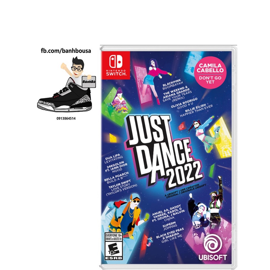 Trò chơi điện tử cho Nintendo Just Dance 22 Justdance 2022 Switch new 100% nguyên seal hệ Mỹ US USA