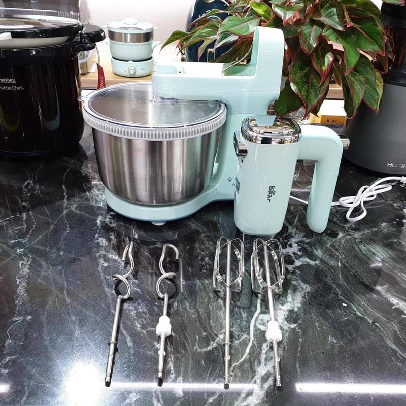 Máy nhào bột, đánh trứng đa năng Bear B03V1 4l 9 tốc độ đánh