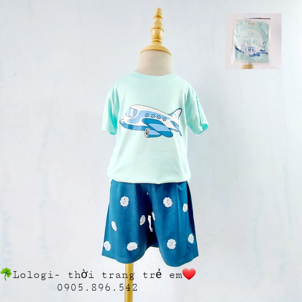 ⚡⚡⚡Đồ bộ bé trai, bé gái minky mom big họa tiết cotton thun lạnh 100% dày dặn nhưng mát mẻ mùa hè