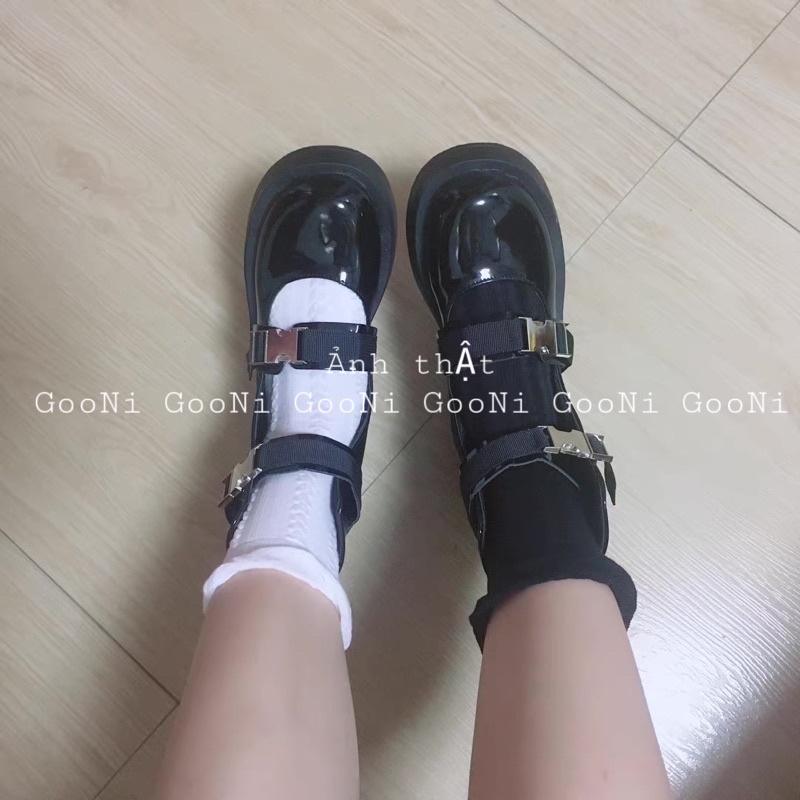Giày boot chiến binh cao cổ, giày mary jane phong cách lolita cá tính độc lạ thời trang dành cho nữ