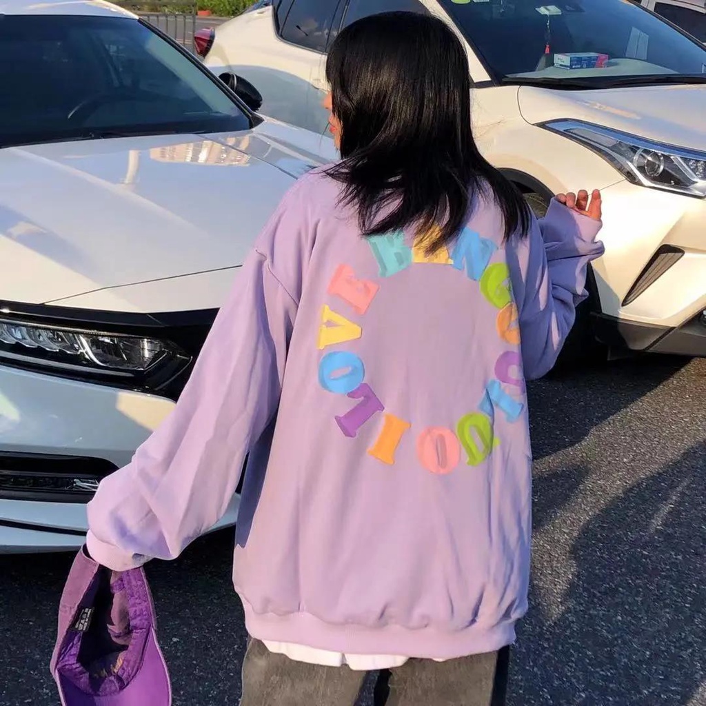 NRVP Áo Thun Nữ Dài Tay Cổ Tròn Thời Trang Hàn