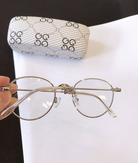 Kính gọng CHROME Vintage Kim loại Mắt Tròn