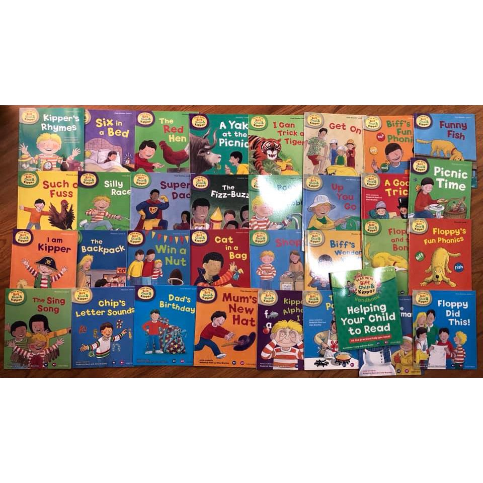 Original - Mp3 + Oxford Reading tree level 1-2-3 - Read with Biff, Chip &amp; Kipper - Trọn Bộ đẹp 33C