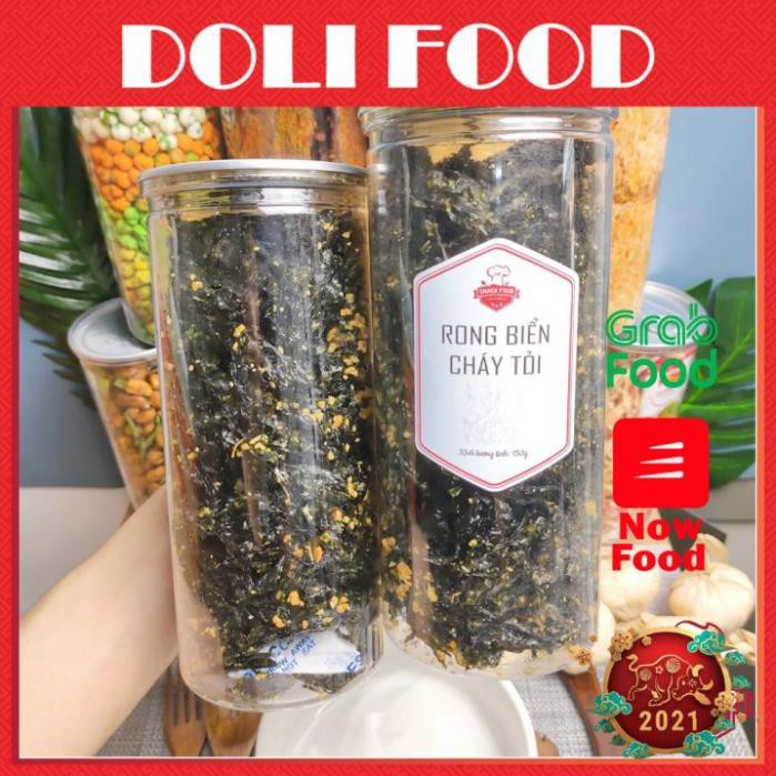 [NHÀ LÀM THỦ CÔNG]  Rong Biển Cháy Tỏi Ăn Liền 150g - Thức Ăn Cao Cấp Đã Được Kiểm Duyệt Vệ Sinh An Toàn Thực Phẩm