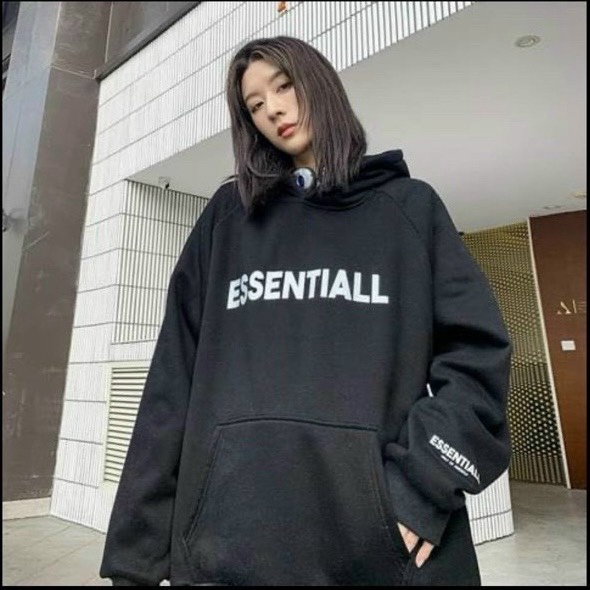 Áo Khoác Hoodie Nỉ Có Mũ Form Rộng ESSENTIALS Unisex Nam Nữ Ulzzang TP652 [NewUnisex]