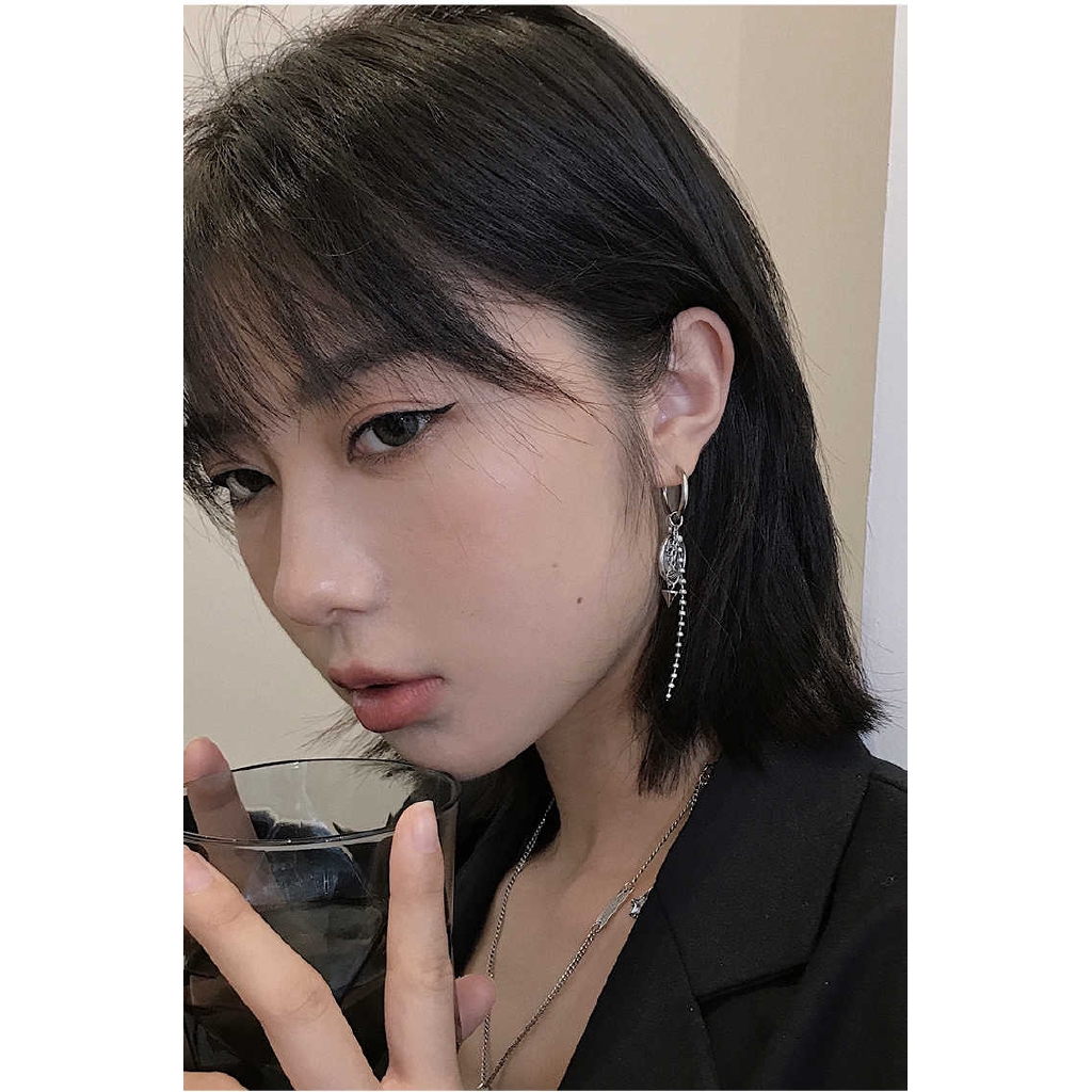 Đôi Bông Tai Hình Đồng Xu Thời Trang Cho Nữ