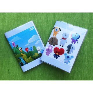 Sổ tay BT21 giấy màu đen cá tính -100 trang