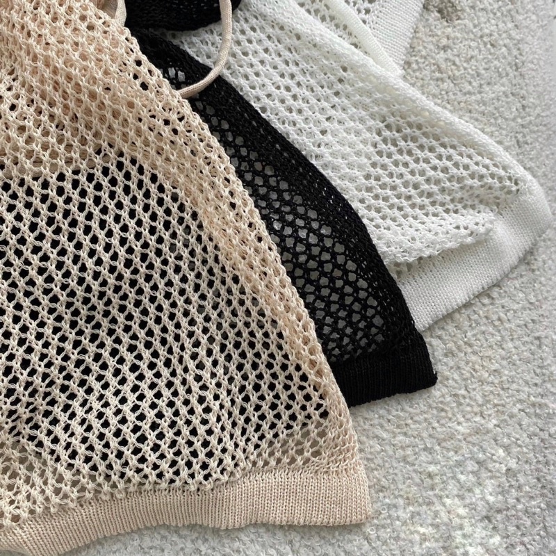 ÁO NỮ CADIGAN KHOÁC NHẸ LƯỚI DÁNG LỬNG CỘT DÂY TRƯỚC 3 MÀU HOT HIT