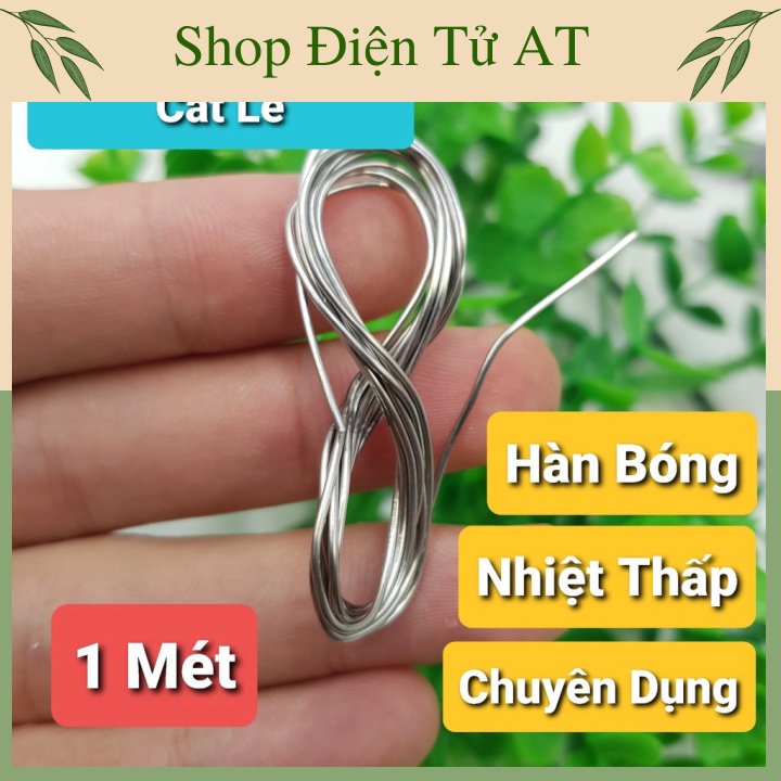 [1 mét] Thiếc Hàn Loại Nhỏ tốt Thiếc Hàn SN63 cho ứng dụng điện tử