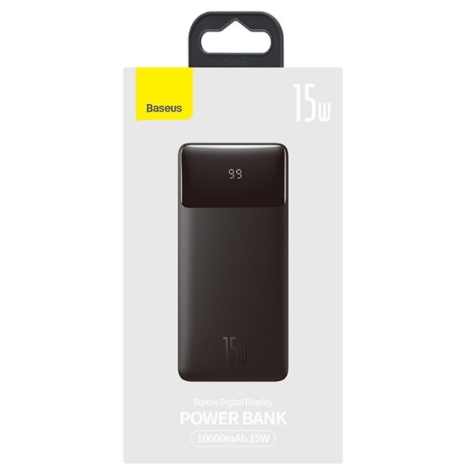 PIN SẠC DỰ PHÒNG SIÊU MỎNG BASEUS 10000mAh 15W Bipow Digital Display POWER BANK