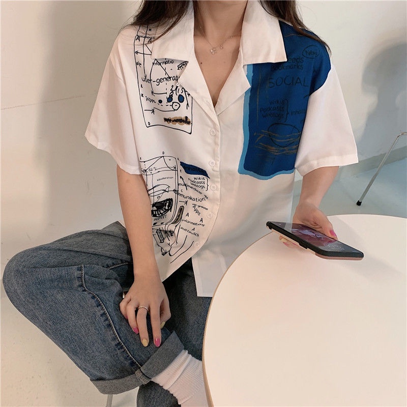 Áo Sơ Mi Ngắn Tay Thiết Kế Mới Thời Trang Mùa Hè Dành Cho Nữ