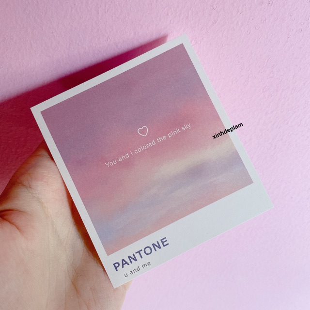 Note card dạng instagram bầu trời Sky