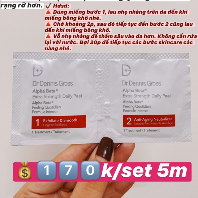Set 5 miếng thay da sinh học dr dennis