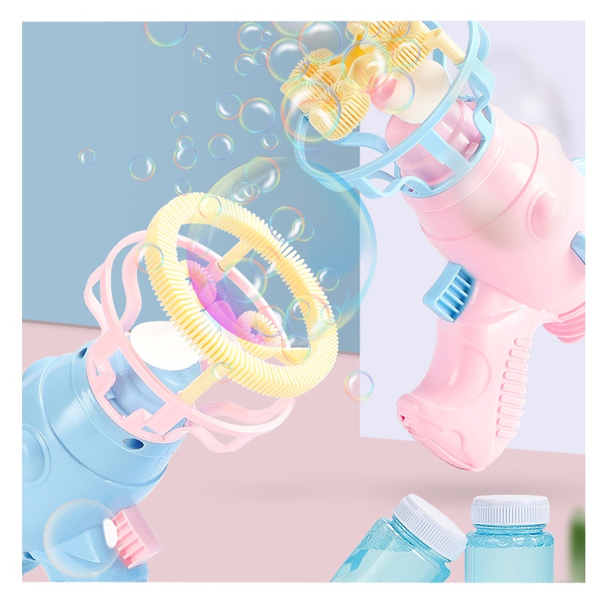 Súng Bắn Bong Bóng Cực Vui Gắn Cánh Quạt