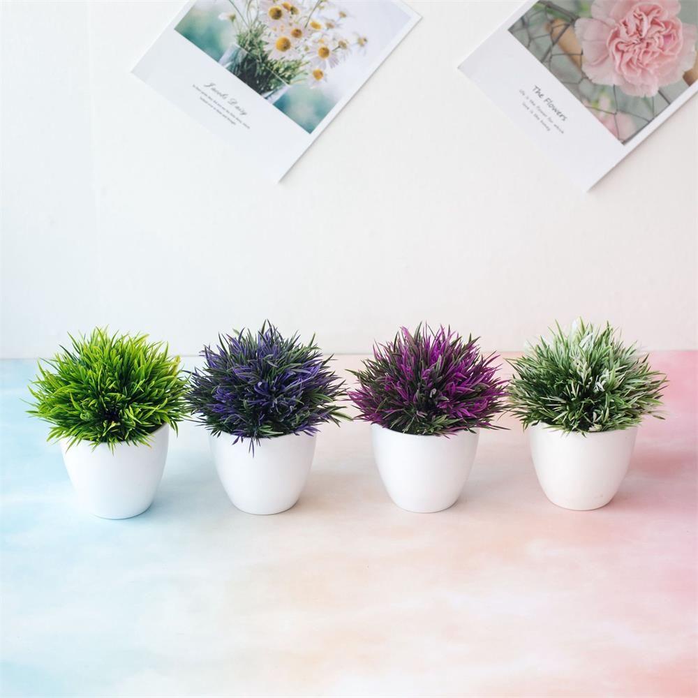 YEW Cây Nhỏ Giả Trang Trí Phòng Ăn / Tiệc Cưới / Sân Vườn