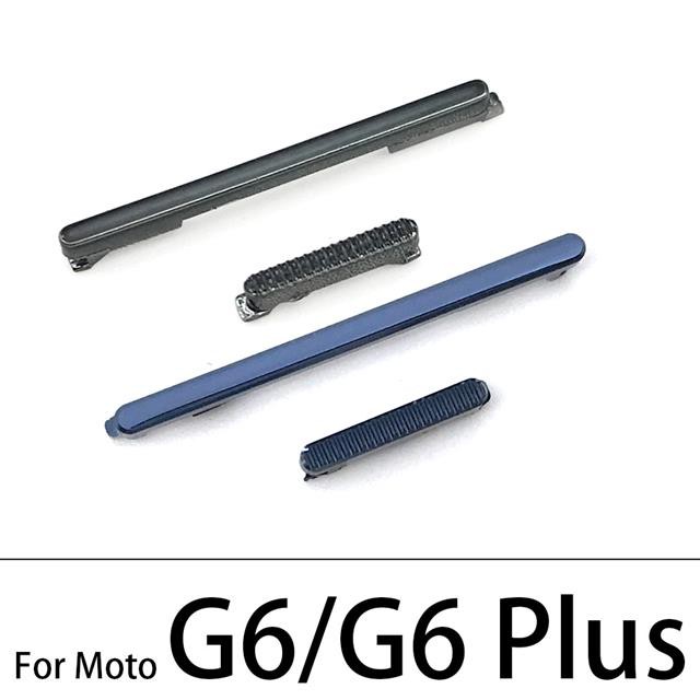 Set 10 Nút Bấm + Nút Âm Lượng Thay Thế Cho Motorola Moto G6 Play G4 G5 G5S G6 Plus