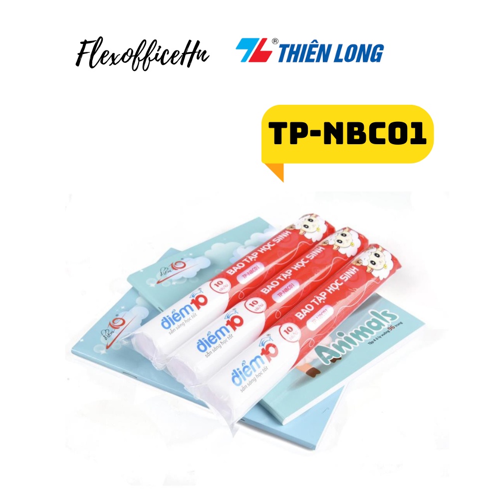 Bìa bao tập Điểm 10 TP-NBC01 combo 10